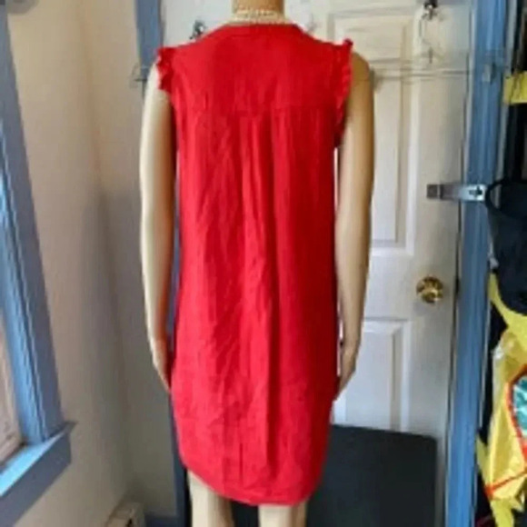 Just living Linen Blend Beach Summer Minimalism Tank Dress Women Size XS - Picture 5 of 7